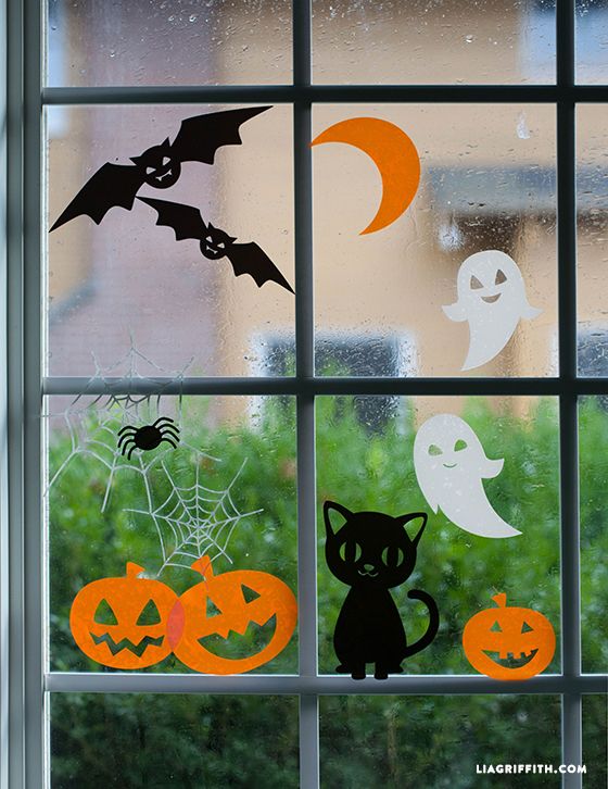 window stickers is a cool solution to decorate windows with kids