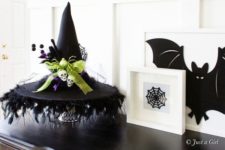 DIY Witch Hat Centerpiece