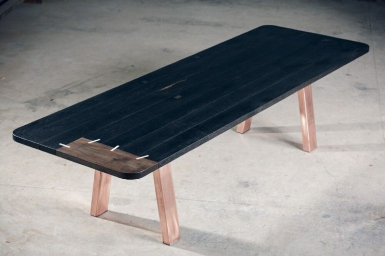 Black Patch Match Tables That Seem To Be Stitched