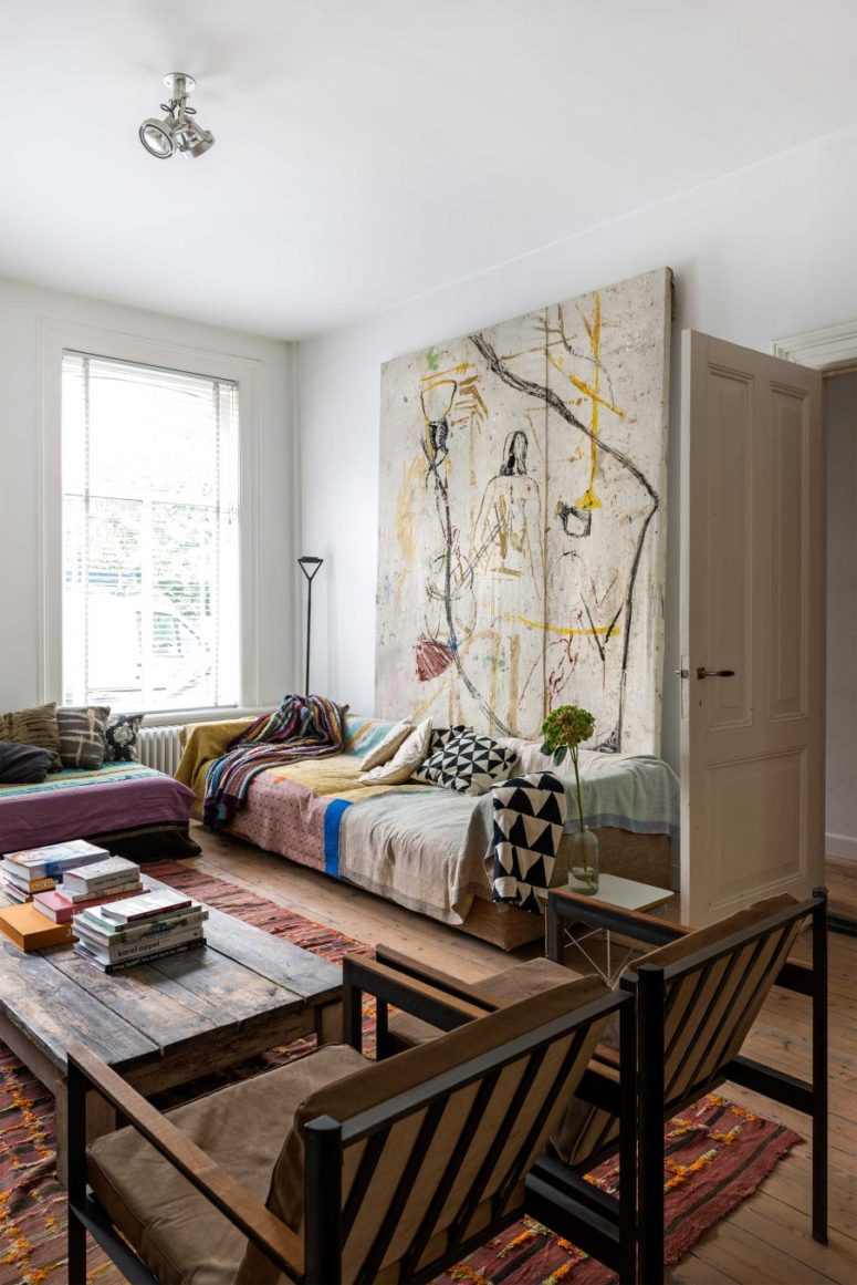 Eclectic Home With Industrial And Shabby Chic Touches