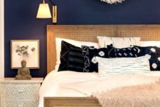 11 navy color is in harmony with neutral furniture and accessories