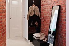 13 use red brick panels to spruce up your entryway without much fuss