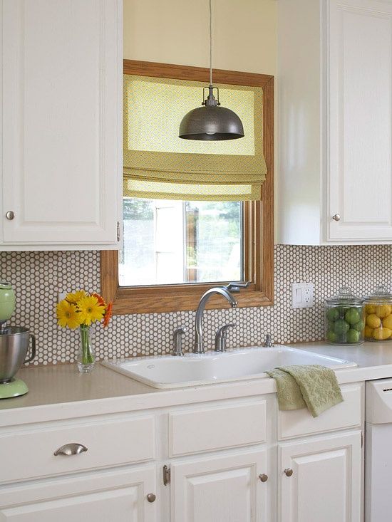 28 Creative Penny Tiles Ideas For Kitchens - DigsDigs
