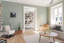 18 spruce up a Scandinavian home with green walls