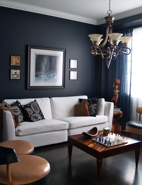 33 Cool Brown And Blue Living Room Designs Digsdigs