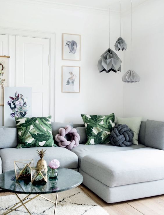 37 Green And Grey Living Room D cor Ideas DigsDigs 37 Green And Grey Living Room D cor Ideas DigsDigs