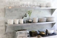 25 marble-looking subway tiles for delicate and subtle decor