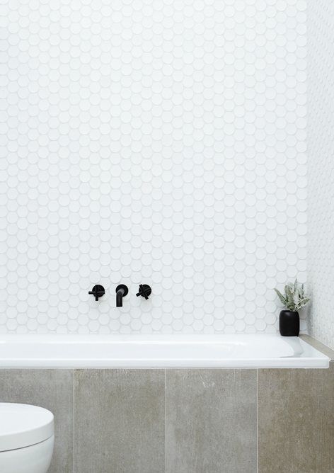 36 Trendy Penny Tiles Ideas For Bathrooms  DigsDigs