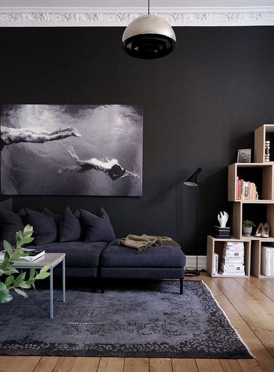 30 Dark Moody Living Room Décor Ideas