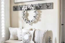 30 cotton wreath will set up a cozy mood