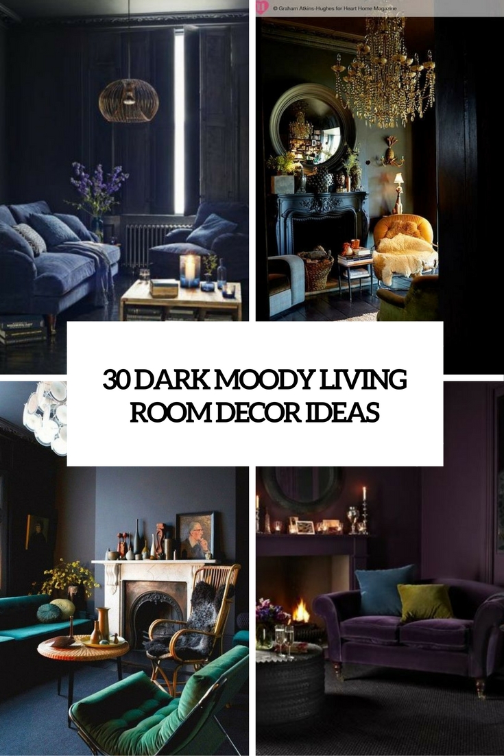 30 Dark Moody Living Room D cor Ideas DigsDigs