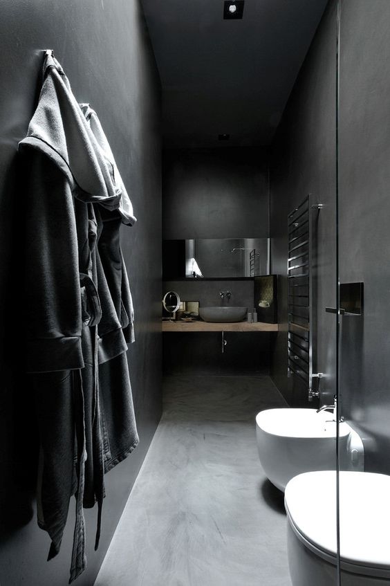 Minimalist Grey Small Bathroom Designs The Autoimune Bathroom