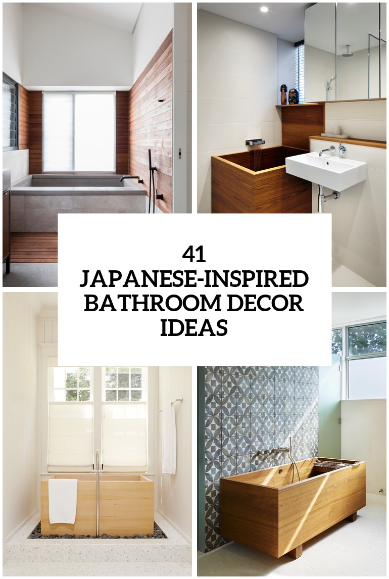 41 Peaceful Japanese Inspired Bathroom Dcor Ideas Digsdigs