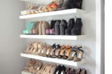 36 put your colorful shoe collection on display with IKEA Lack