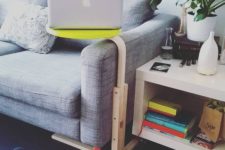 37 turn an Ikea Frosta stool into a new laptop table