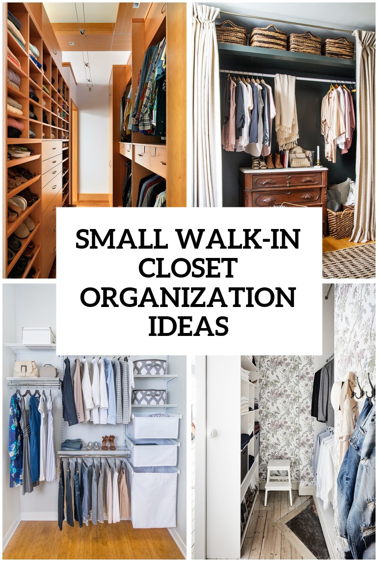 5 Small Walk-In Closet Organization Tips And 40 Ideas - DigsDigs