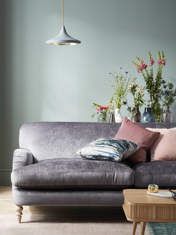 87 Green And Grey Living Room Decor Ideas - DigsDigs