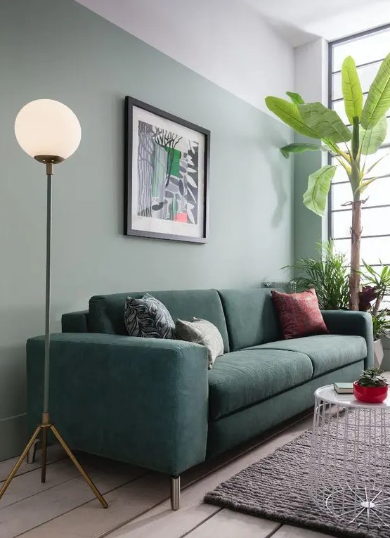 Green And Grey Living Room Decor Ideas