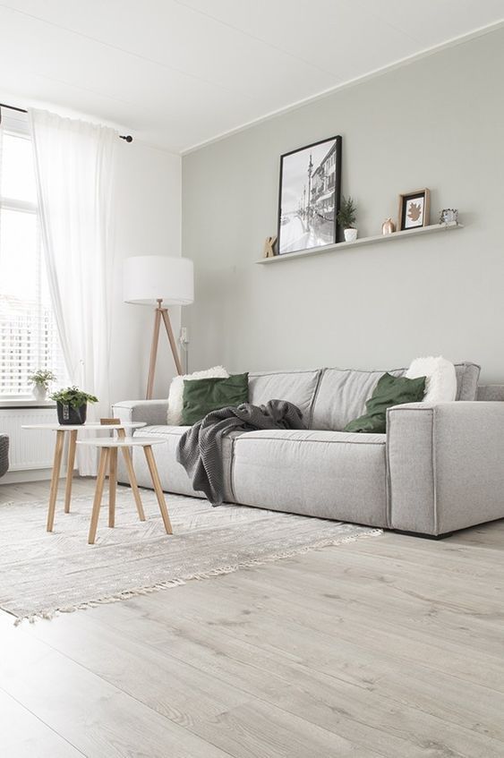 87 Green And Grey Living Room Decor Ideas - DigsDigs