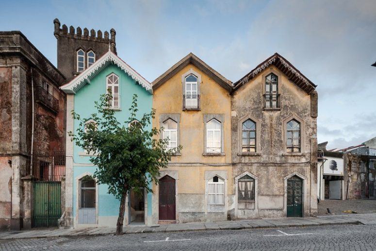 This historic building is called The three Cusps Chalet and it was renovated to restore its glory