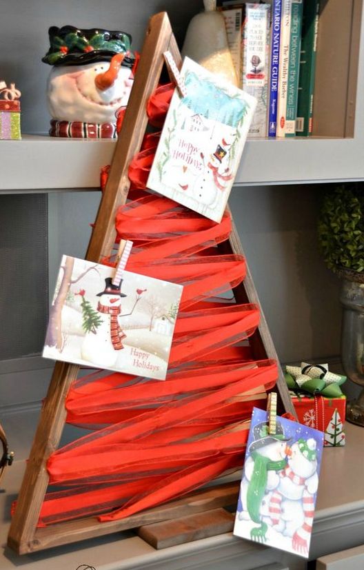 44 Best Christmas Card Display Ideas Digsdigs