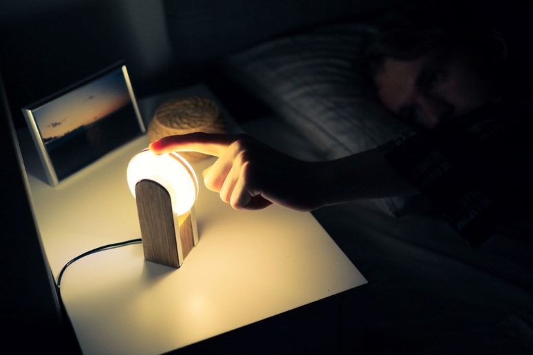 There's a small wooden stand for Clipse, which allows to place it there and use as a nightstand or just a side light There's a small wooden stand for Clipse, which allows to place it there and use as a nightstand or just a side light