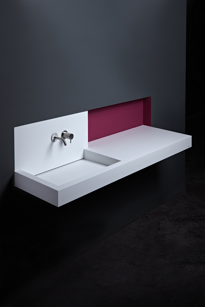 Modern Minimalist Sinks Of Corian And Steel - DigsDigs