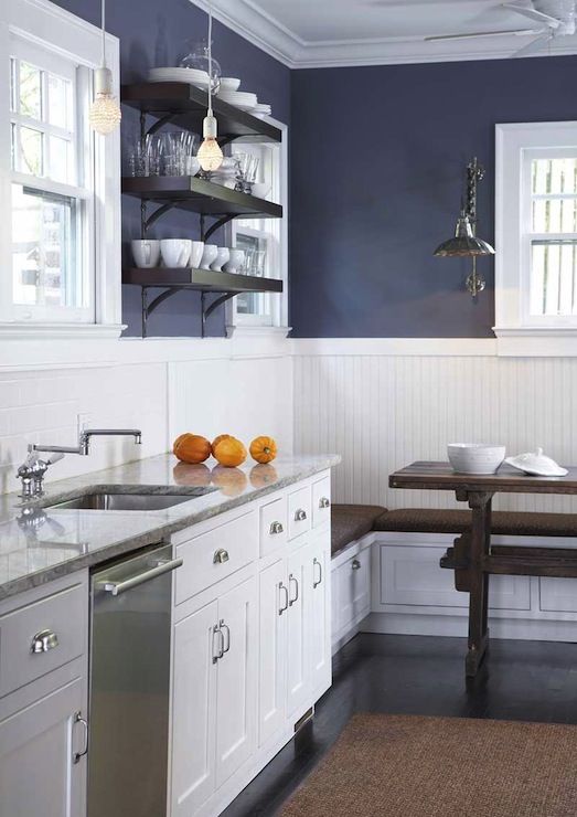 beadboard backsplash can be continued on the walls all around the kitchen