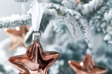09 copper star ornaments are a cool idea for holidays