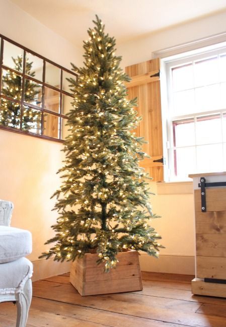 How To Cover A Christmas Tree Base: 38 Ideas - DigsDigs