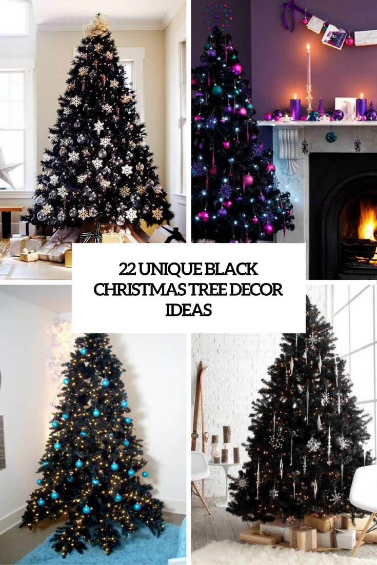 22 Black Christmas Tree Ideas for a Chic and Moody Look