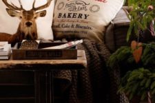 22 moody rustic Christmas decor with industrial touches