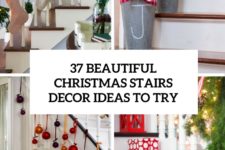 37 beautiful christmas stairs decor ideas to try cover