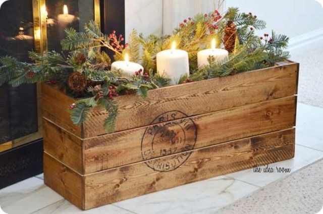 38 Reclaimed Wood Christmas Décor Ideas - DigsDigs