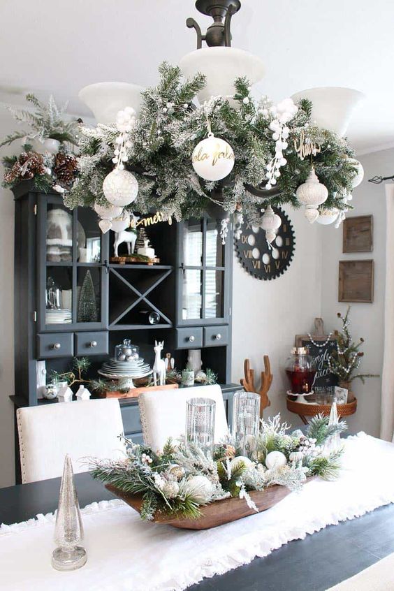 79 Christmas Chandeliers And Chandelier Decor Ideas DigsDigs