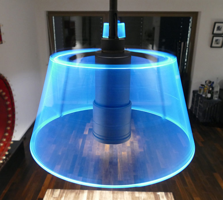 World's First Interactive 3D Pendant LED Light - DigsDigs