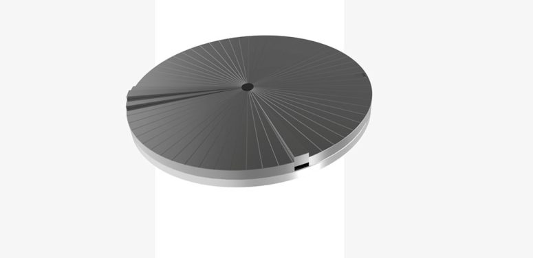 The clock is laser cut in one piece and connected in the middle to show each our with shifts