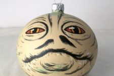 03 Star Wars Jabba the Hutt painted ornament