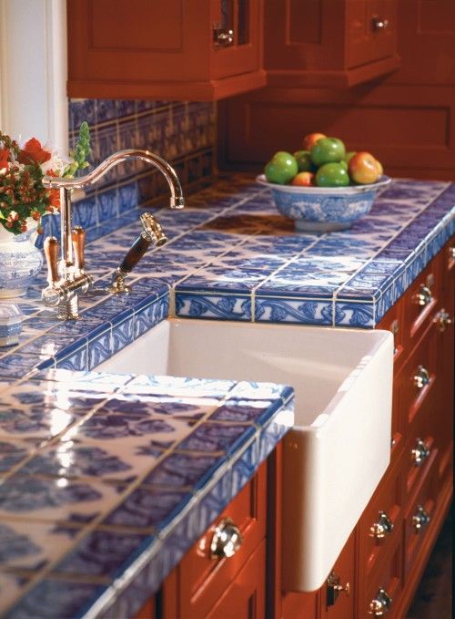 Hot Decor Trend 24 Tile Kitchen Countertops