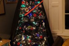 04 unique Darth Vader Christmas tree is a fresh take on a traditional one