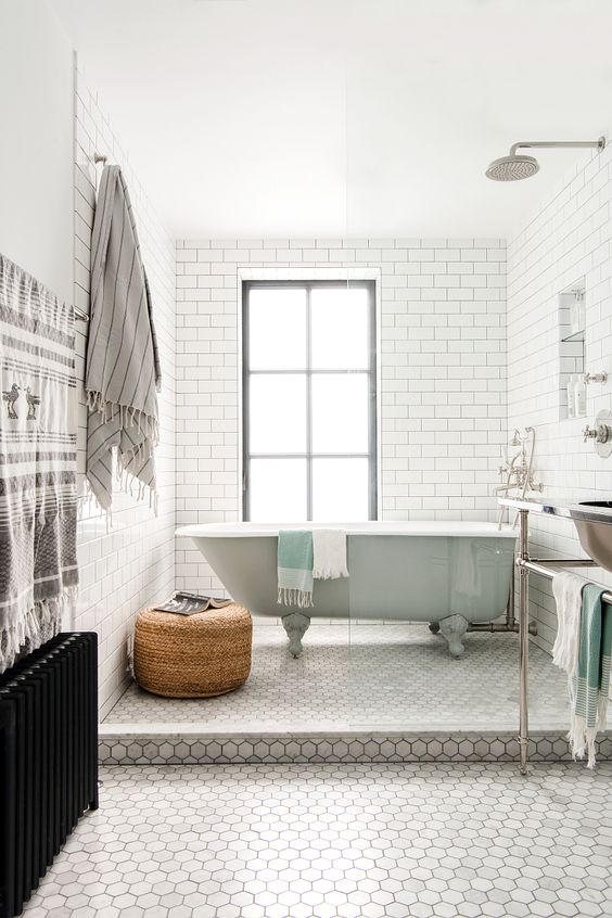 60 Stylish Hexagon  Tiles  Ideas  For Bathrooms  DigsDigs