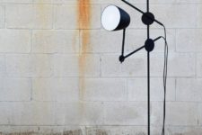 06 The black swan floor lamp can be used in a variety of settings from homes, offices, outdoors and the like
