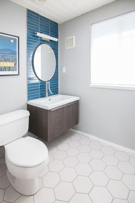 Hexagon Tiles Ideas For Bathrooms, Honeycomb Tile Flooring