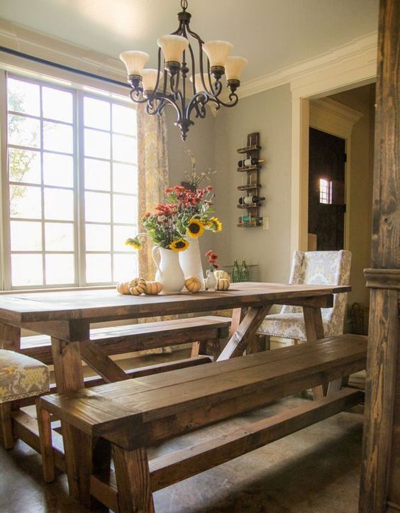 32 Indoor Picnic Table Ideas For A Relaxed Feel - DigsDigs