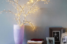 16 such a combo is easy to make, just cover branches with string lights