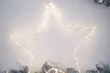 24 star shaped wire light will complement any Christmas look