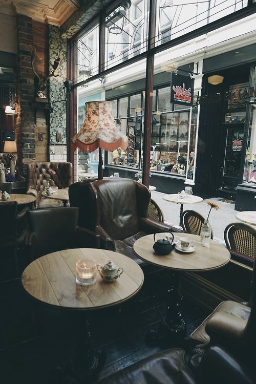 35 Cool Coffee Interior Decor Ideas Digsdigs 29 Retro Interior With Leather Chairs And Floor Lamps Looks Very Cozy