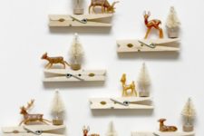 30 reindeer clothespins ornaments