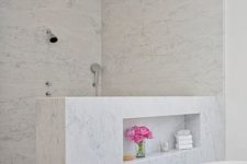 32 built-in shower nook without glass