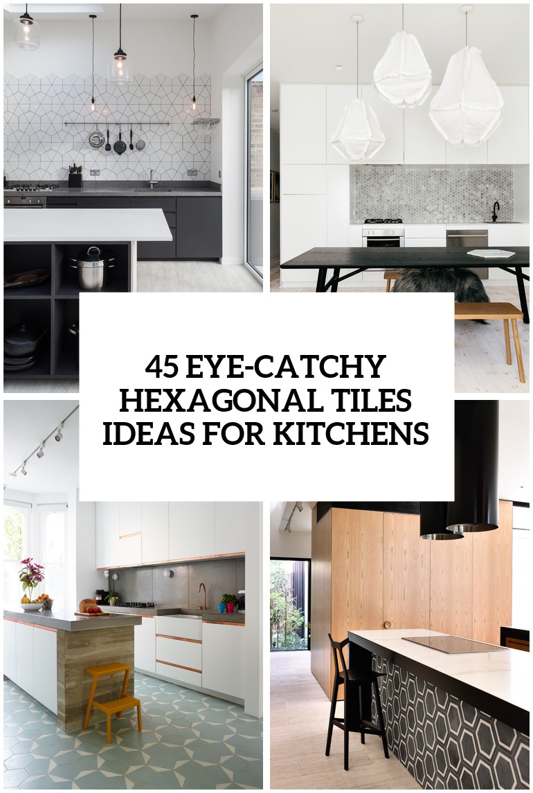 45 Eye Catchy Hexagon Tile Ideas For Kitchens DigsDigs 45 Eye Catchy Hexagon Tile Ideas For Kitchens DigsDigs